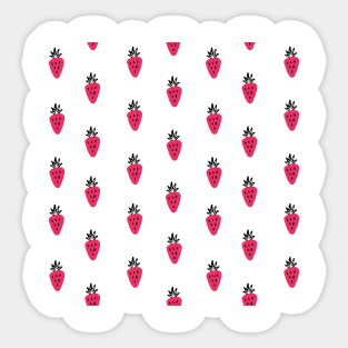 Strawberry Kisses Sticker